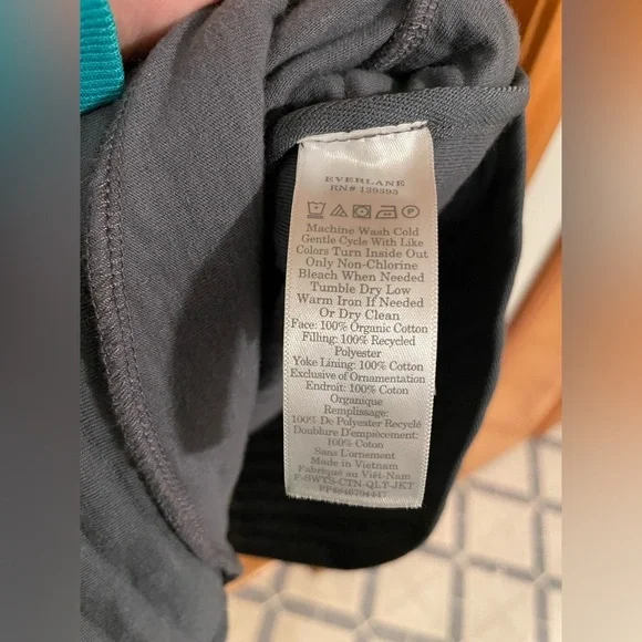 Everlane The Organic Cotton Quilted Shirt Jacket in Gray - Picture 7 of 8